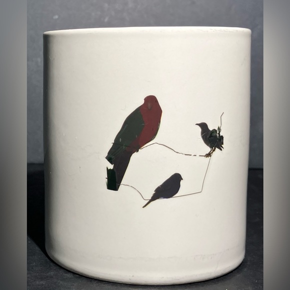 Bird On a Wire Heat Changing Coffee Mug Smart Funny Philosophers Guild Novelty - Picture 1 of 9